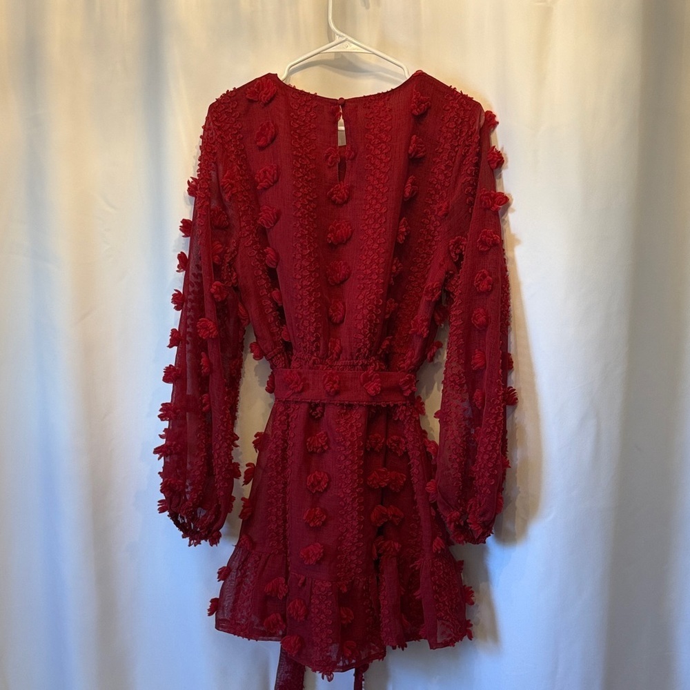 Elegant Red Midi Dress